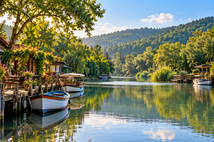 Ağva Göksu Nehri kıyısındaki yeşil manzara - temsili görsel