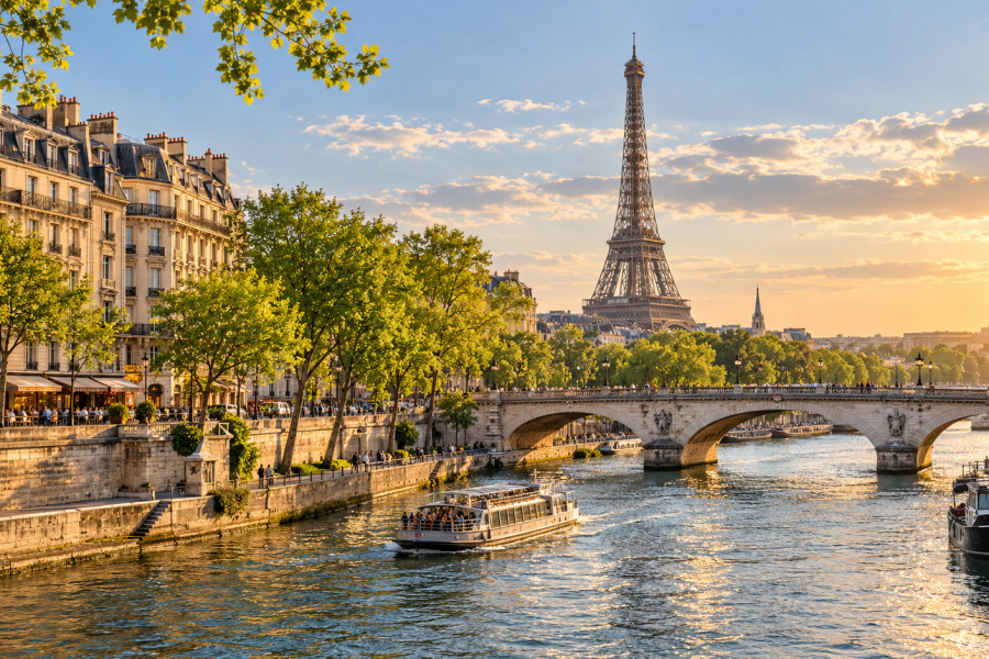 Paris Seine Nehri ve Eyfel Kulesi - temsili görsel